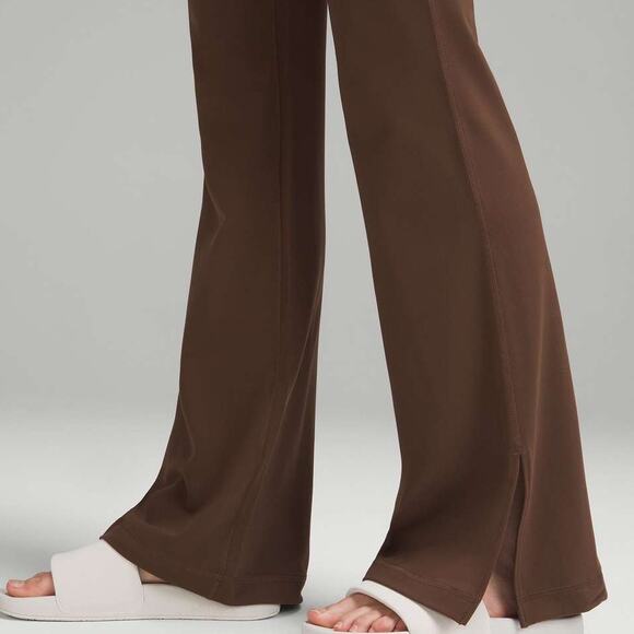 Lululemon Groove High-Rise Split-Hem Flared Pant Nulu Java Women's Size 2 NWT - Picture 4 of 12